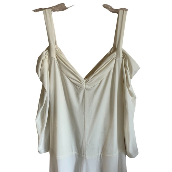 EVANESE Women's Elegant Slip On Long Formal Evening Dress with 3/4 Sleeves - Picture 6 of 9